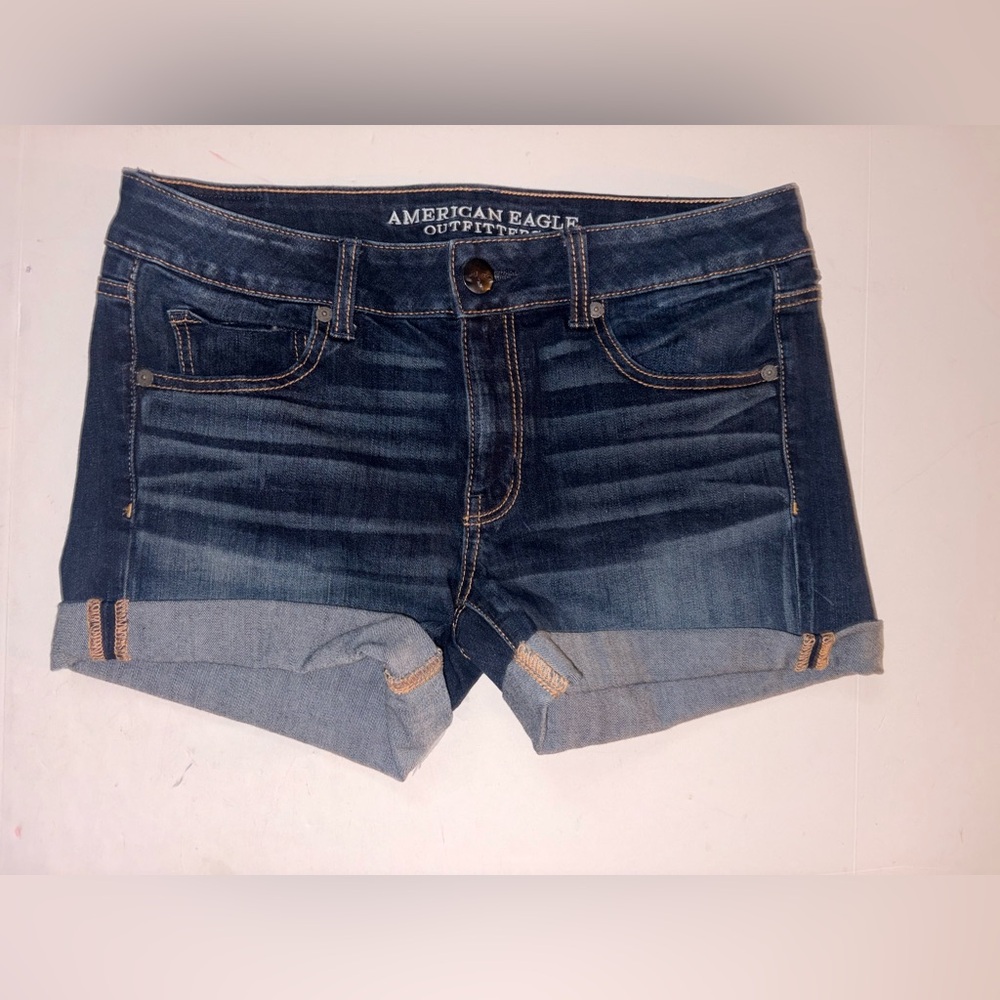 American Eagle midi size 10 denim shorts
